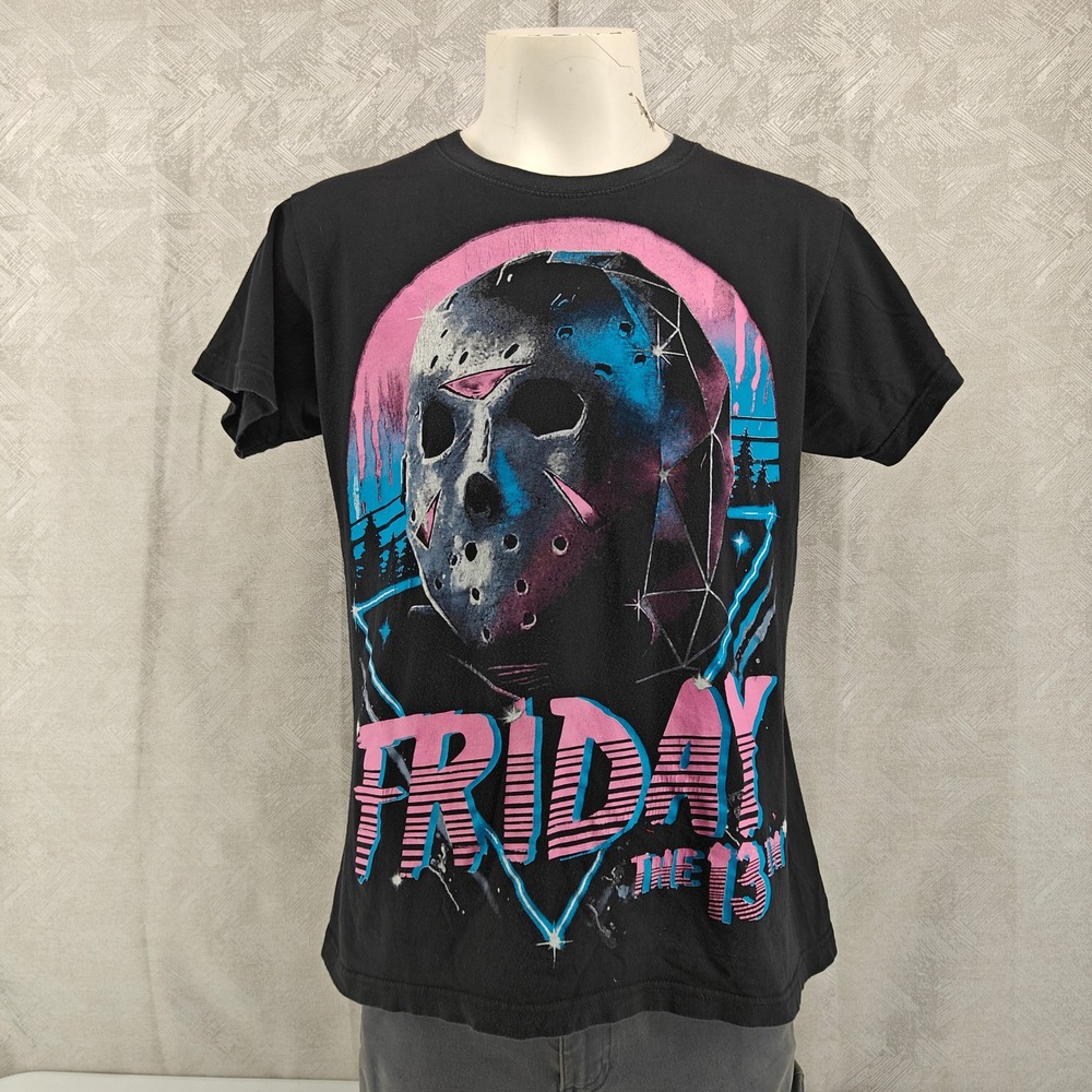 Resurreccion Friday The 13th Shirt Men L Black Jason Voorhees Horror Movie Tee